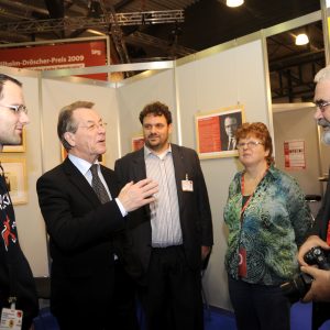 Martin Krupp, Franz Müntefering, Guido van den Berg, Ute Meiers und Helmut Latak