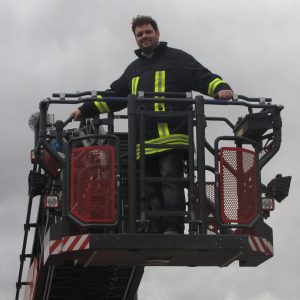 Guido van den Berg bei der Feuerwehr Bergheim