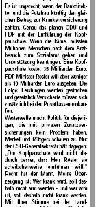 Anzeige in der Sonntags-Post vom 20.03.2010
