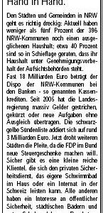 Anzeige in der Sonntags-Post vom 27.03.2010