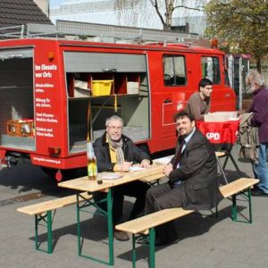 In Pulheim auf dem Marktplatz