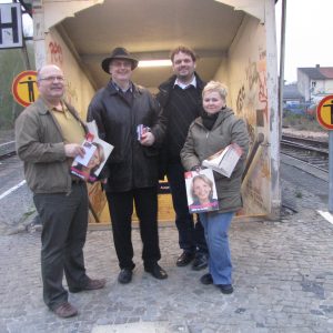 Hans Grevenstein, Peter-Josef Drexler, Guido van den Berg und Nicole Weitz