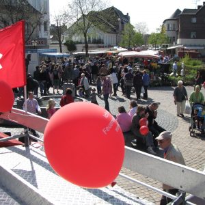 Stand auf dem Frühlingsmarkt Bergheim