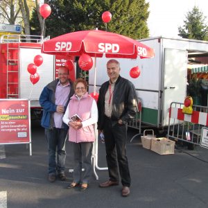 SPD-Stand in Geyen