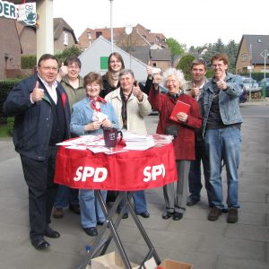 Sozis am Sonntag-Morgen im Einsatz