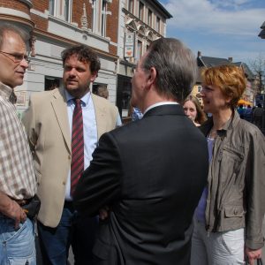 Franz Müntefering im Gespräch mit Christoph Eisenbarth