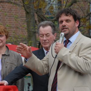 Heike Steinhäuser, Franz Müntefering und Guido van den Berg