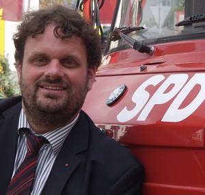 Feuerrot und einsatzbereit: Guido van den Berg