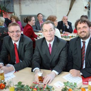 Peter auf der Landwehr, Franz Müntefering und Guido van den Berg