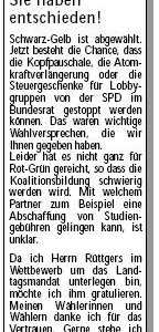 Anzeige in der Sonntags-Post vom 18.05.2010